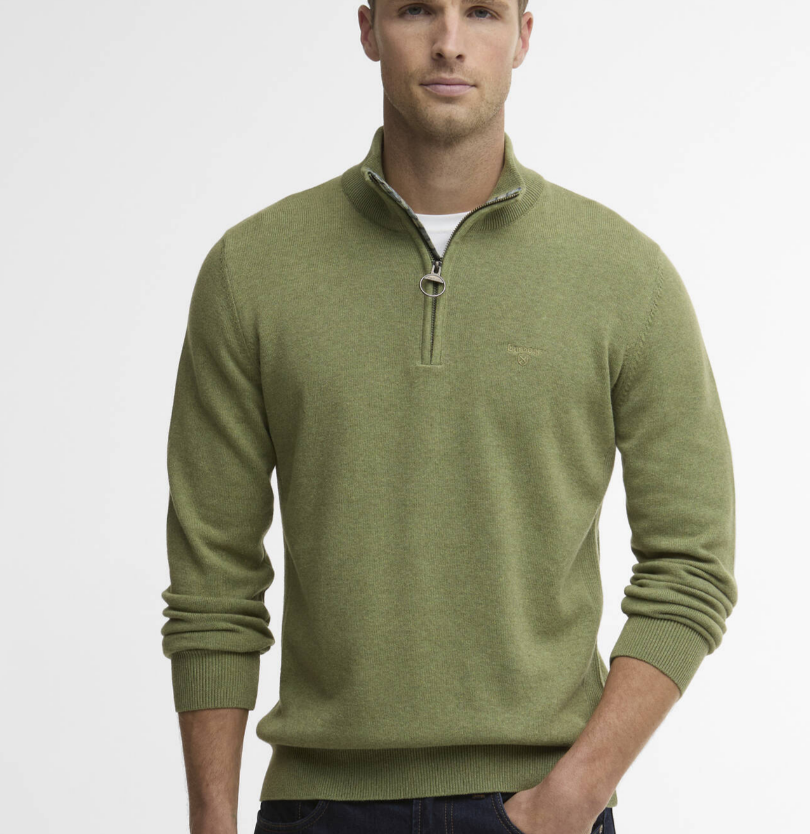 Barbour Pull cotton quarter zip