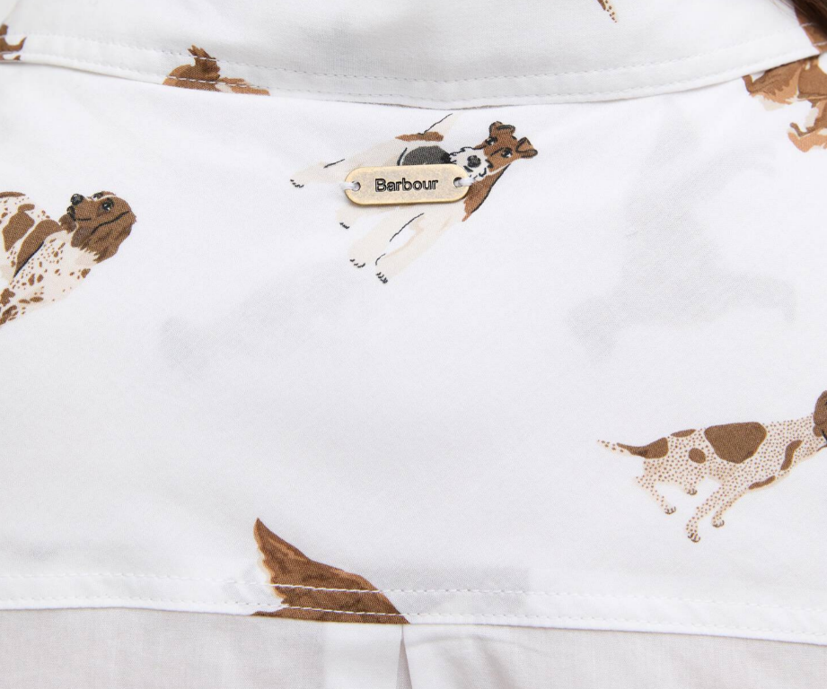 Barbour chemise safari motif chiens