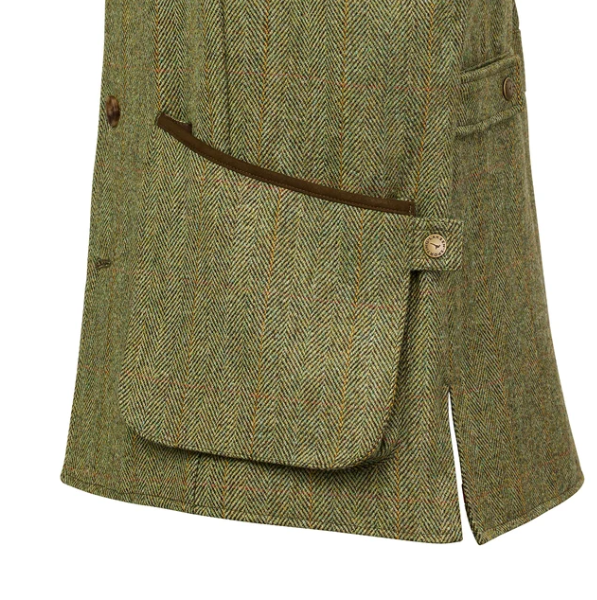 Laksen Gilet Berleigh Leith Tweed Sporting