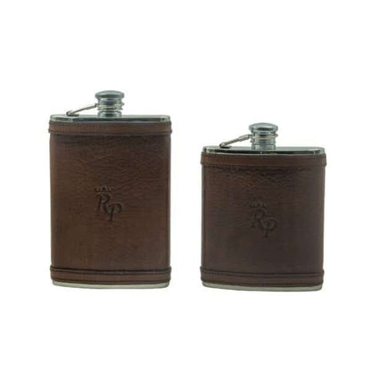 Rey Pavon Flask en cuir ou cuir tissus