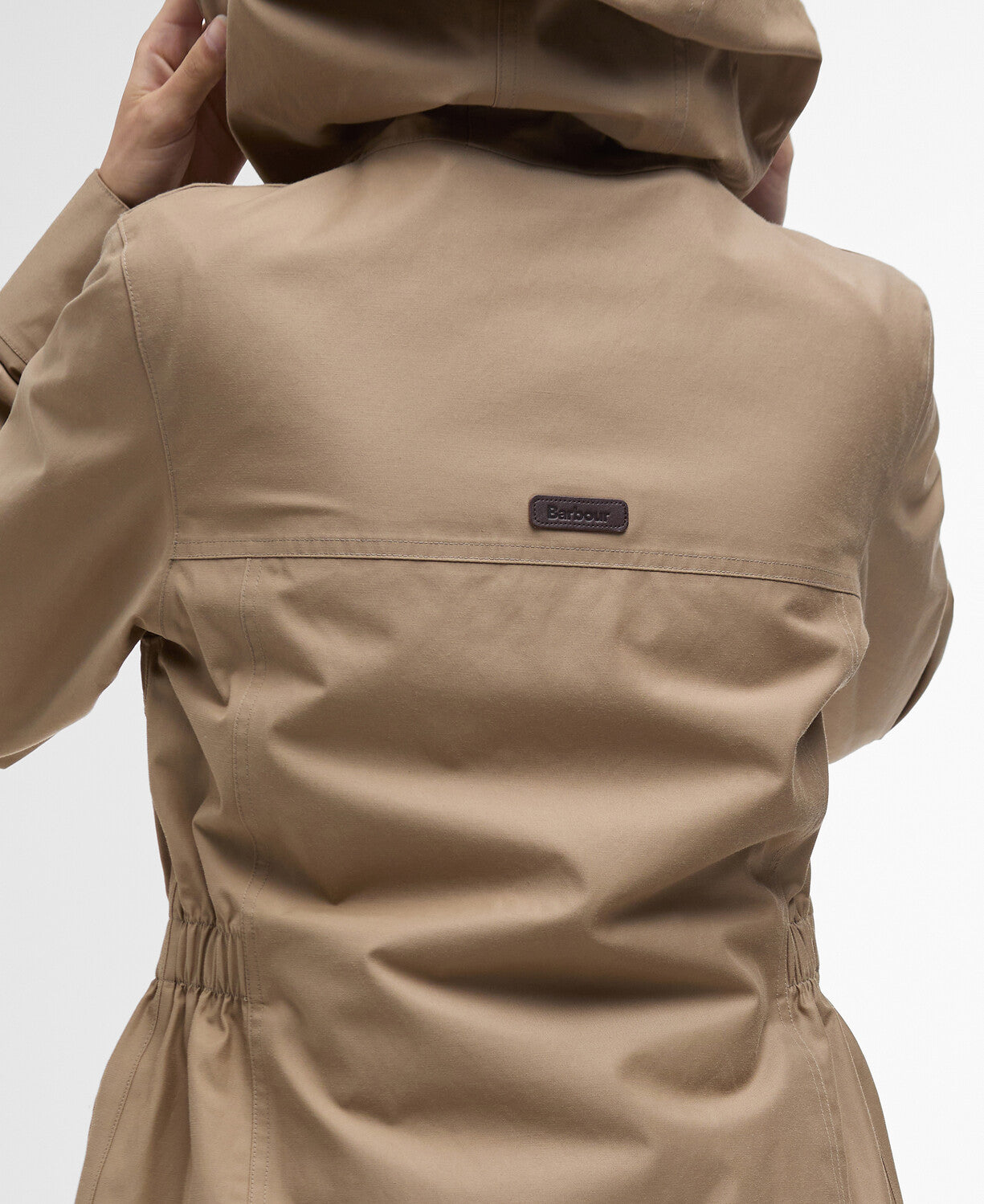 Barbour Veste Femme Maple Beige Tartant vert