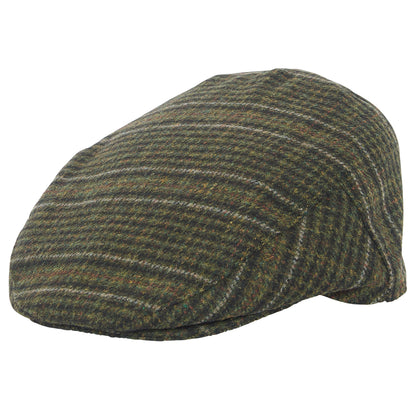 Barbour Casquette en Tweed Vert