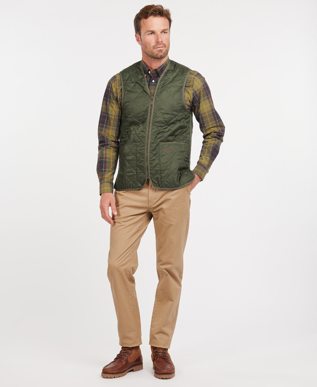 Barbour gilet tartan