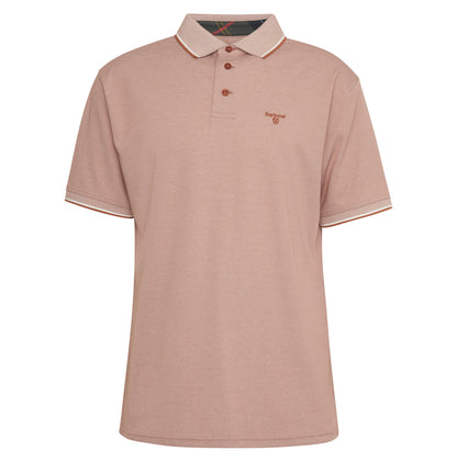 Barbour Polo Homme Dark Rust