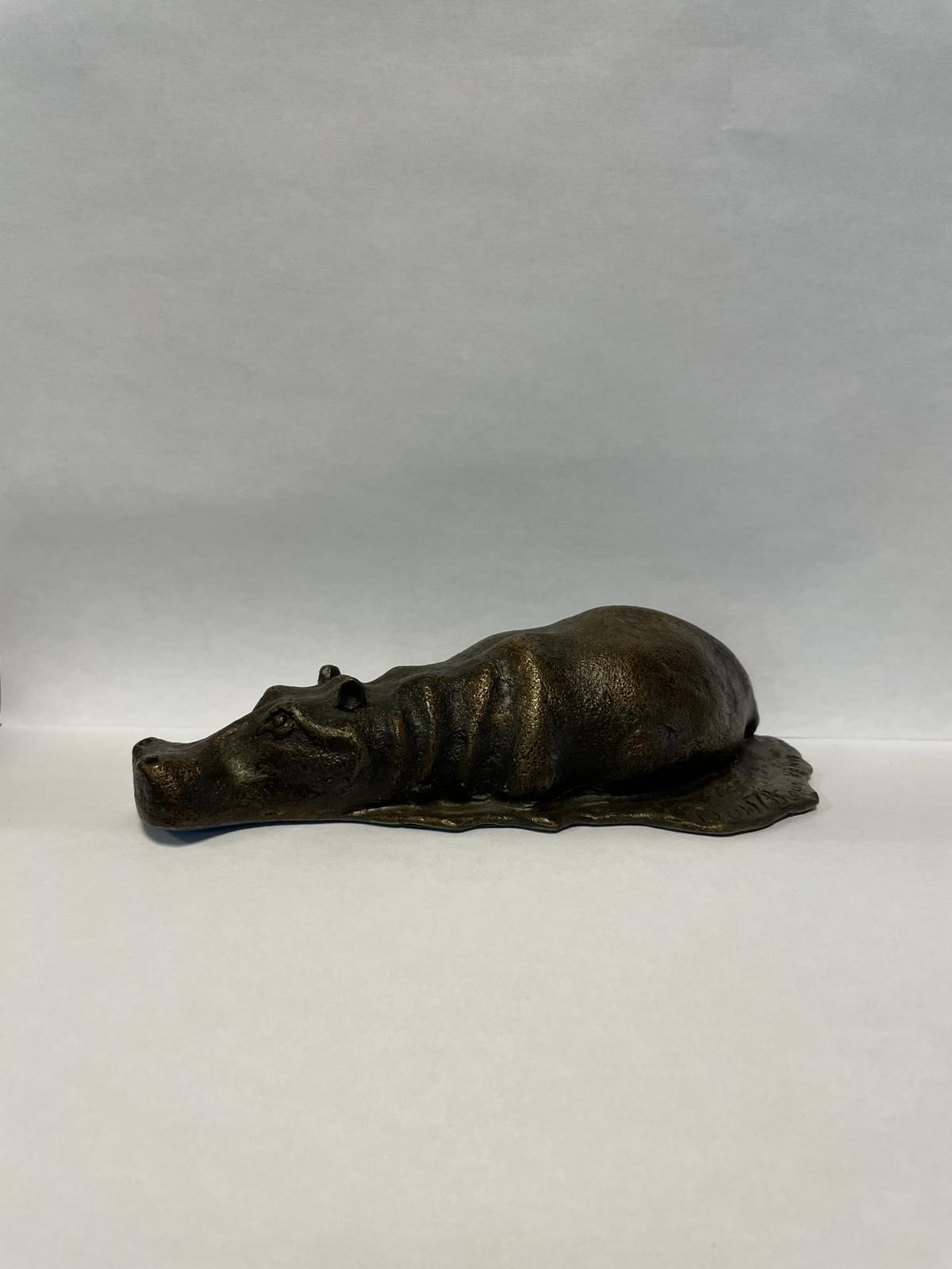 Lover green Bronze Hippo