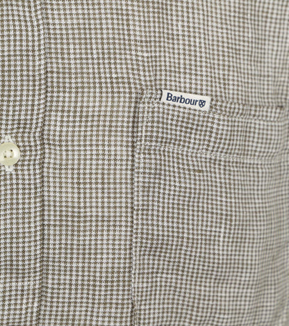 Barbour Chemise en lin olive