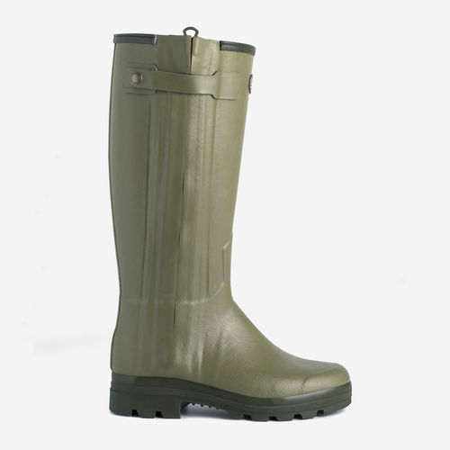 Le Chameau Bottes chasseur pour hommes doublées en cuir